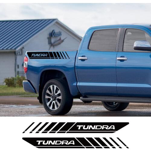 Car Stickers For Toyota Tundra Pickup Rear Trunk Bed Side Decals Truck Vinyl Film Custom Decor Cover Auto Tuning Accessories