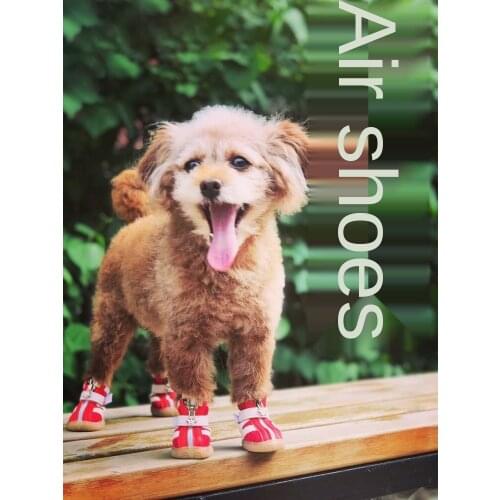 Dog Shoes Teddy Four Seasons Set 4 PCs Small and Medium-Sized Dogs Universal No Foot Loss Bichon Pet Booties Autumn and Winter
