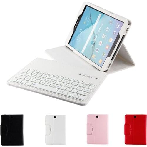 Luxury Case for Samsung Galaxy Tab S2 9.7'' Removable Bluetooth Keyboard Case Leather Stand Cover for Samsung T810 T815 Tablet