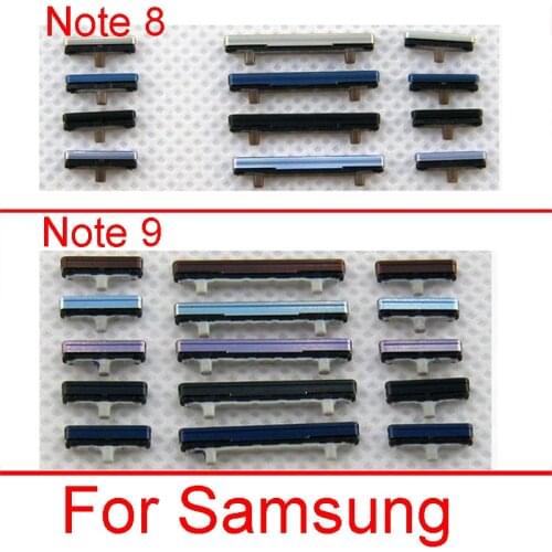 1lot(3pcs) For Samsung Galaxy Note 8 N950 N950F Note 9 N960F Volume Power Button On Off Side Key Set Flex Cable