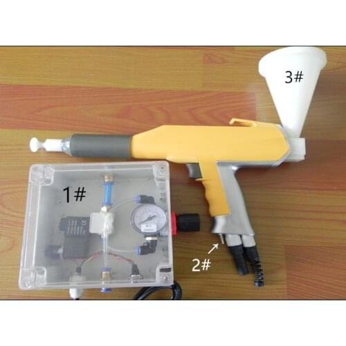 Cocoa powder spray machine Chocolate powder spray set for food industry