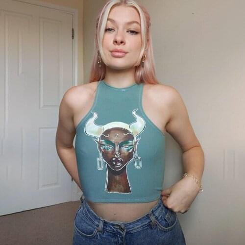 Lurebuy Women's Cropped Tank Tops