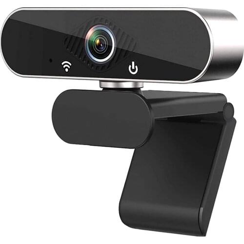 Multi-person Chats Full HD 1080P Webcam Crystal Clear Image Built in Microphone Compatibility 120°View Angel Noise Reduction