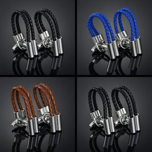 Fashion brown black blue two dimensional rope Cufflinks French long sleeve shirt sleeve nail shirt accessories Cufflinks