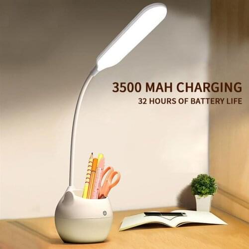 Table Lamp Led USB Rechargeable Adjustable Desk Lamp Light Eye Protection Learning Reading Children Bedroom Home Dormitory