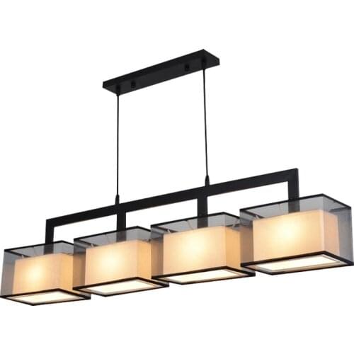 New Chinese chandelier restaurant lamps modern minimalist dining room dining table bar counter study tea room restaurant lamps