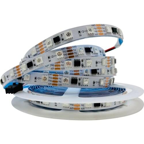 50m DC12V 5m WS2811 pixel Led Strip light Addressable 30/60leds/m full color WS2811 IC 5050 RGB led lamp Tape DC12V WS2811 pixel