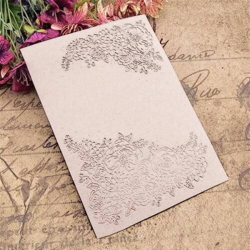 HOT plastic Lace corner craft card making paper card album wedding decoration clip Embossing folders