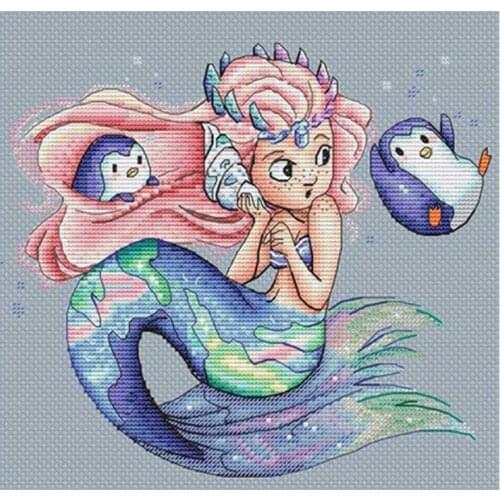 Christmas fairy patterns counted 11CT 14CT Cross Stitch Sets DIY Chinese Cross-stitch Kits Embroidery Needlework