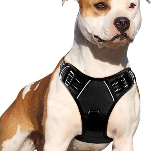 Dog Harness Soft Adjustable Breathable Reflective Pet Harness Vest For Small Large Dog Outdoor Running Dogs Training Accessories