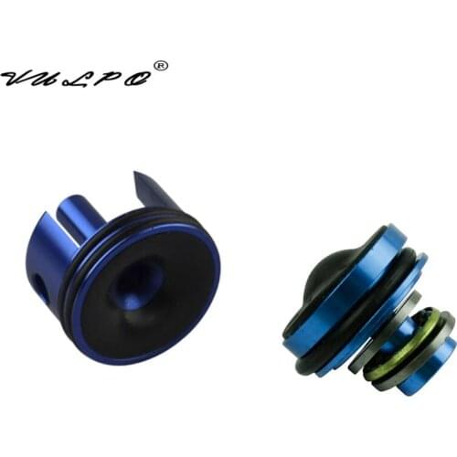 VULPO CNC aluminum alloy Silent Bearing Piston head Cylinder Head for Airsoft Version 2/3 AEG Gearbox Hunting Accessories