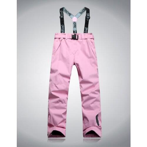 Girl Winter Outdoors Ski Waterproof Warm Thickening Skiing Trousers Ski Pant