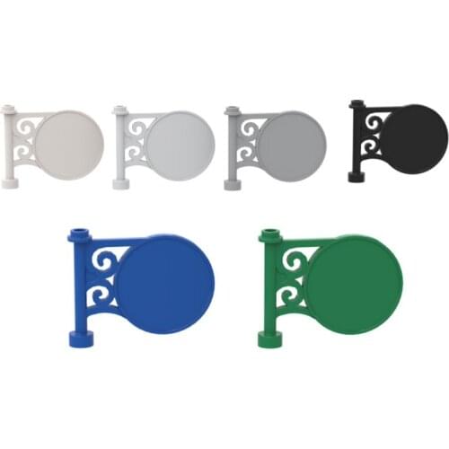 MOC Compatible Assembles Particles 13459 1x5x3 Road Sign Building Blocks Parts DIY Educational Tech Parts Toys