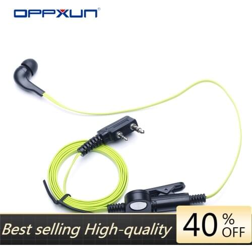 2021 Hot 2 Pin Noodle Style Earbud Headphone K Plug Earpiece Headset For Baofeng Uv-5R Bf-888S Uv5R Two Way Radio Dropshipping