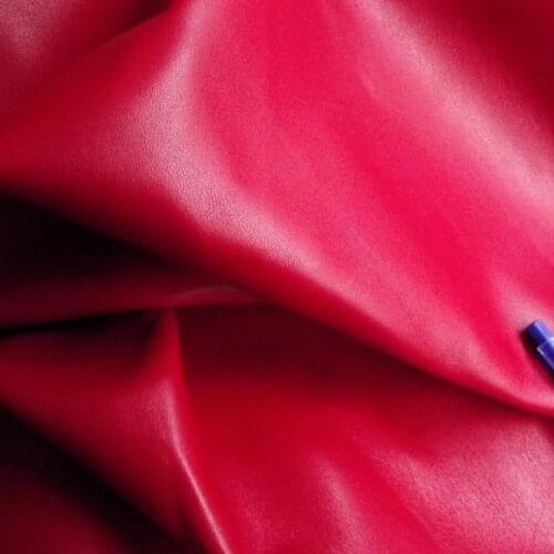 Agenuineon Real Leather Sheep 20 Square Feet Rose Red Luxury Soft Skin Goat Natural Fabric Sewing Shoe Purse Free Shipping