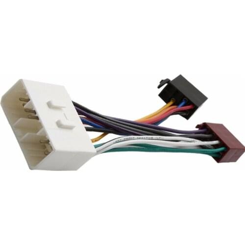 Car ISO WIRING HARNESS Stereo Radio Plug Adaptor for Daewoo Nubira Leganza Espero Lanos Holden Barina Spark Ssang Yong
