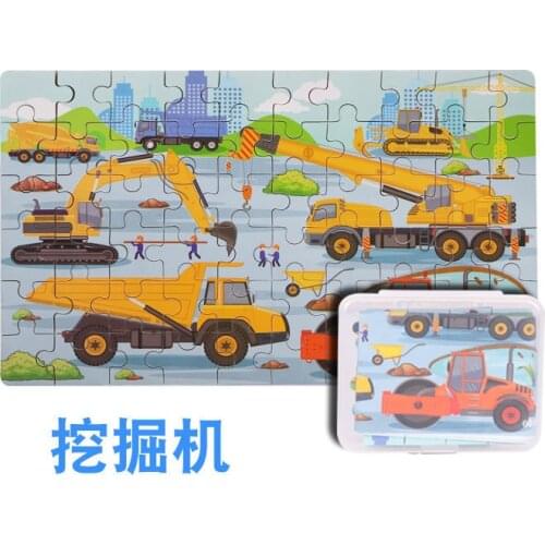 Kids DIY Puzzle Games 3d Puzzle Tangram Shapes Learning Cartoon Animal Intelligence Jigsaw Puzzle Toys