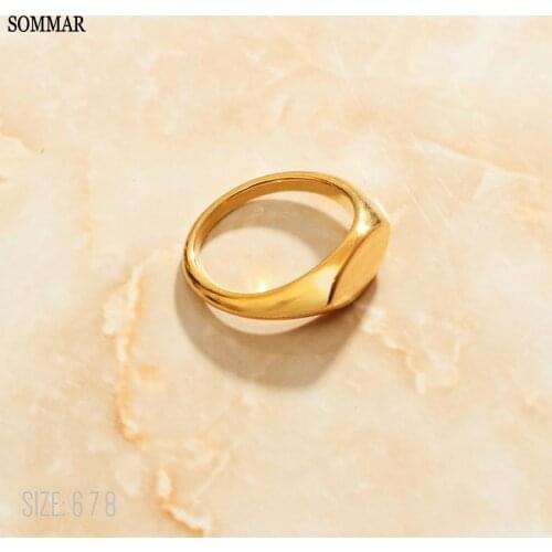 SOMMAR 2021 trend large Gold color size 6 7 8 Girl Joint Knuckle Rings Luxury, fashion, simplicity opal charms
