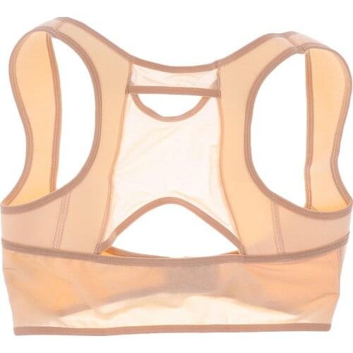 Back Support Brace Posture Corrector For Women Relieve Neck & Shoulder Pain Slouching Soft Breathable Vest