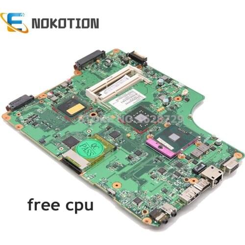 NOKOTION V000198120 1310A2256302 For Toshiba Satellite A500 A505 laptop motherboard GM45 DDR3 free cpu