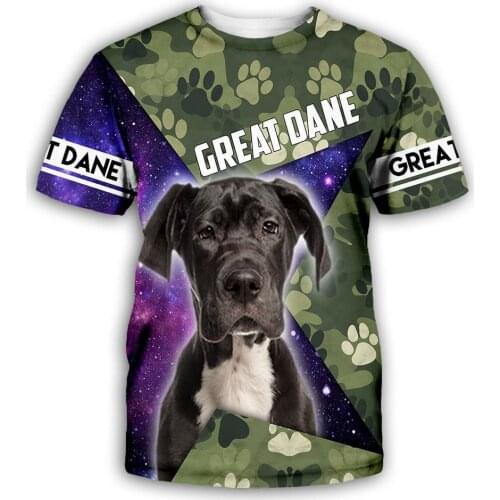 CLOOCL Labrador Men T-shirts Starry Sky Camo Men Clothing Pets 3D Print Casual Tops Women Harajuku T Shirts punk clothes