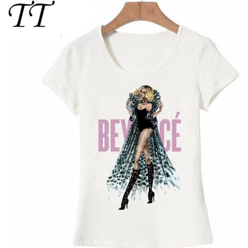 New fashion Women T Shirt Beyonce printing Female T-Shirt casual ladies Tops funny summer Tee