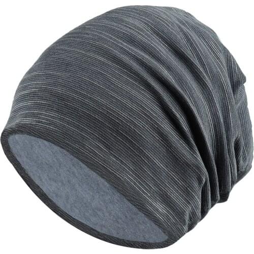 Unisex Men Women Solid Color Beanies Hedging Cap Knit Knitted Cotton Fabric Oversize Hip-hop Caps Bonnet Hat