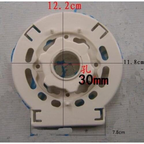 Electric stand fan motor rear cover plastic fixing bracket