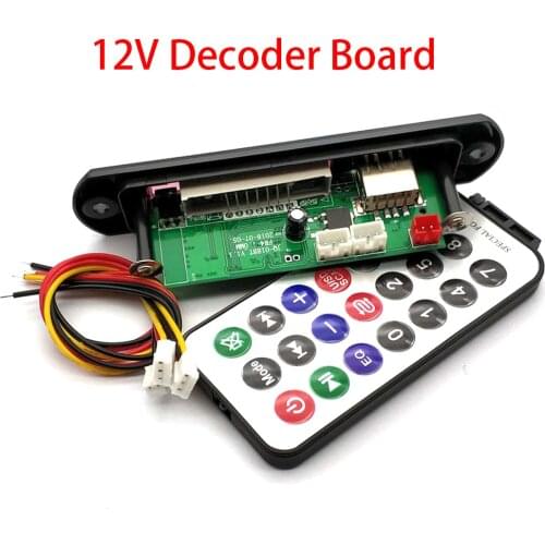 12V Lossless Decoder Board WAV + WMA + MP3 Decoder Board Ultra APE U Disk SD Bluetooth Player