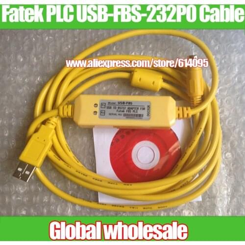 1pcs PLC Programming Data Cable USB-FBS-232P0 / USB to RS232 ADAPTER FOR Fatek FBS PLC programming cable / support WIN7 WIN8