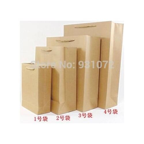Blank gift paper bag, Fashionable gift paper bag with bandle , 20*15*6cm