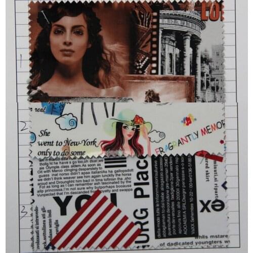 Synthetic PVC leather waterproof fabric Mirror newspaper grain leather/ high quality smooth surface cloth backing