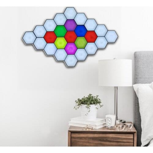 Modern RGB LED Wall Lights Lighting for Bedside Wall Lamp Touch Sensitive Living Room Bedroom Night Light Home Lights Fixtures