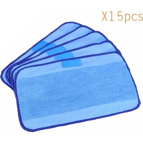 15pcs/Lot High quality Microfiber wet Mopping Cloths for iRobot Braava 321 380 320 380t mint 5200C 5200 4200 4205 Robot