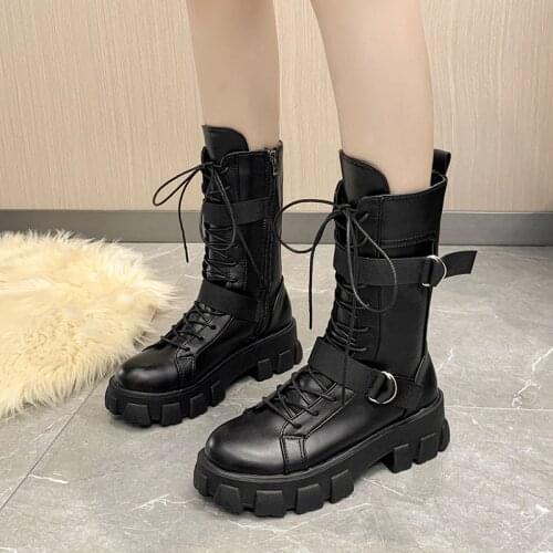 YUTTHS Women's High Boots