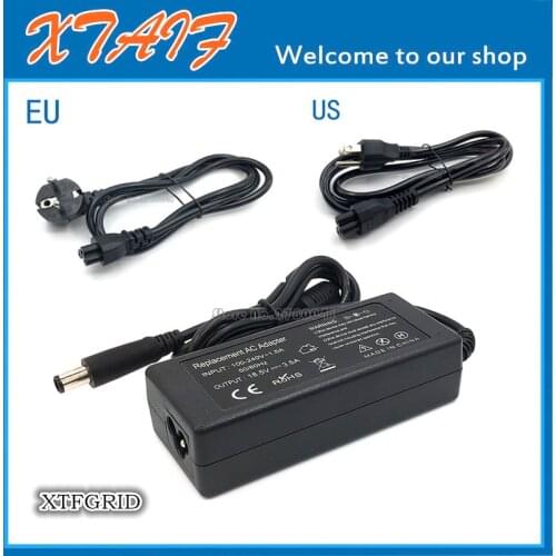 18.5V 3.5A 65W AC/DC Power Adapter Battery Charger for Compaq Presario CQ57 CQ60 CQ61 CQ70 CQ71 CQ81 Laptop with Power Cable