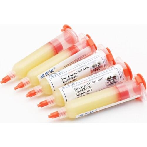10CC NC-559-ASM Soldering Paste No-Clean UV Flux Lead Free Welding Advanced Oil Flux Grease BGA CSP