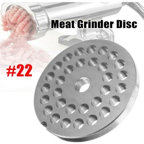22 Type Stainless Steel Meat Grinder Plate Disc 3/4.5/6/8/10/12mm Grinder Disc Machinery Parts