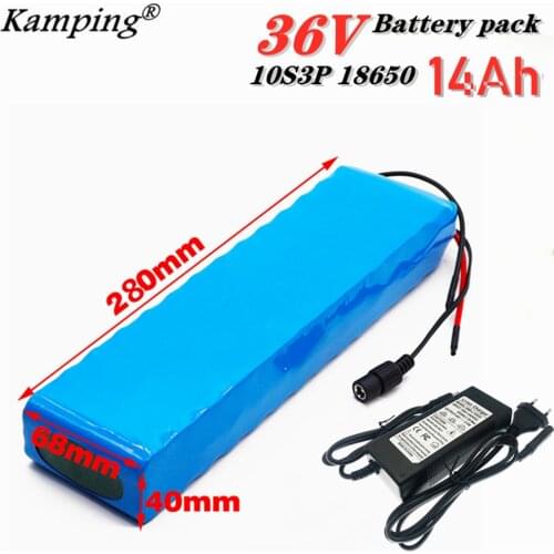 36V 14ah Battery E-bike battery pack 18650 lithium battery pack 500W High Power and Capacity 42V 14000mAh Ebike electric bicycle