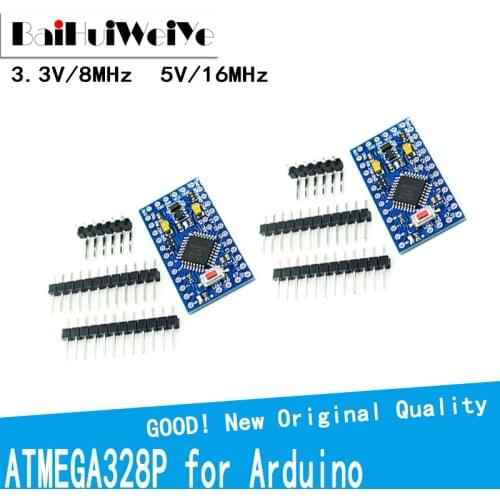 ATMEGA328P Pro Mini 328 Mini ATMEGA328 ATMEGA328P-AU 5V/16MHz ATMEGA328 3.3V/8MHz for Arduino Development Board