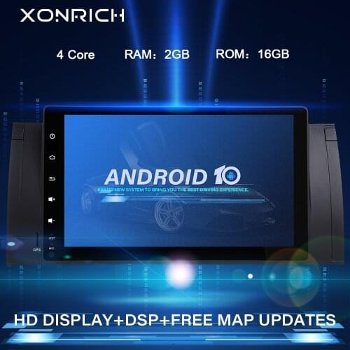 9” 2Din Android 10 Car stereo NO DVD Player For BMW X5 E53 BMW E39 5 Series multimedia Radio GPS navigation head unit Audio 2G