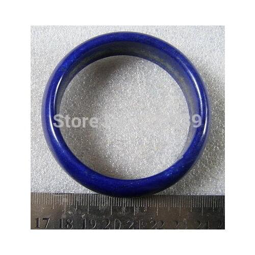 Free Shipping huij 00655 Natural Deep Blue Lapis Lazuli Bangle/Bracelet (A0429)