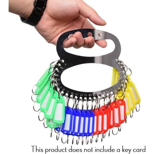 Outdoor Tools Key Manager Key Organizer Key Chains Holder Keychain With 18/28/38/48/58 Key Labels Keys Assortment