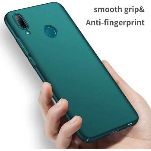 For Huawei Y9 2019 Case Luxury High quality Hard PC Slim Coque Matte Skin Protective Back cover cases for huawei y9 2019 shell