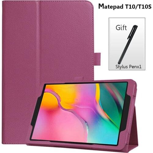 Tablet Case For Huawei Matepad T10S 10.1"2020 AGS3-L09/AGS3-W09 Anti-fall/Shockproof Tablet PU Leather Cover Case +free Pen