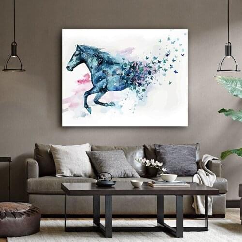 DIY colorings pictures by numbers with horse painting picture drawing painting by numbers framed Home