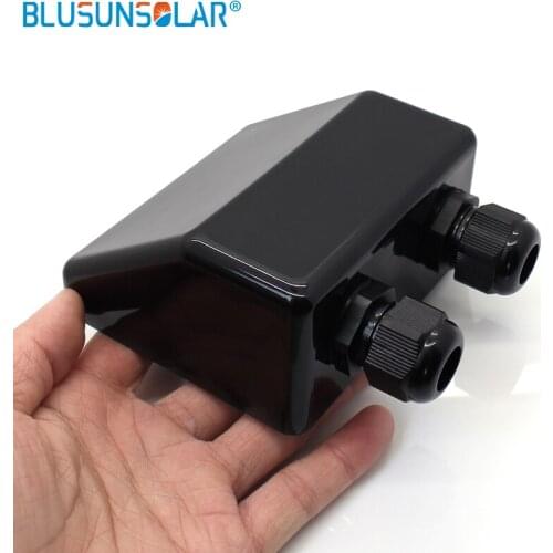 For solar system ABS Material Waterproof Solar Panel Double hole for Junction Box cable entry gland Connector Roof Installation