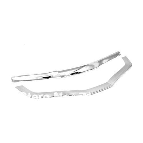 Chrome Front Grille Top & Bottom Trim For Honda Jazz / Fit 2009-2012