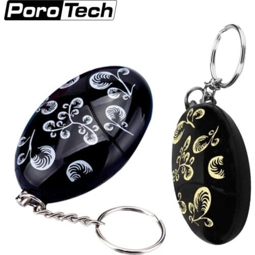 Hot-sale Classic chinese style Keychain Alarm 120dB Emergency Personal Alarm Self Defense Anti-rape safety alarm key chain