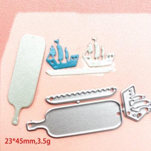 Boat 2020 Metal Cutting Dies DIY Scrapbooking Paper Photo Album Crafts Knife Mould Card Embossing Mold Stencils Decor